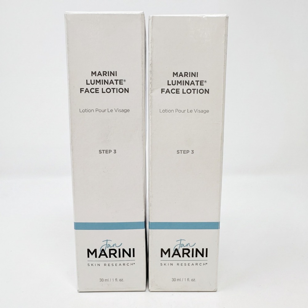2 - Jan Marini Luminate Face Lotion, 1 Oz 30 ml Skin Research NIB